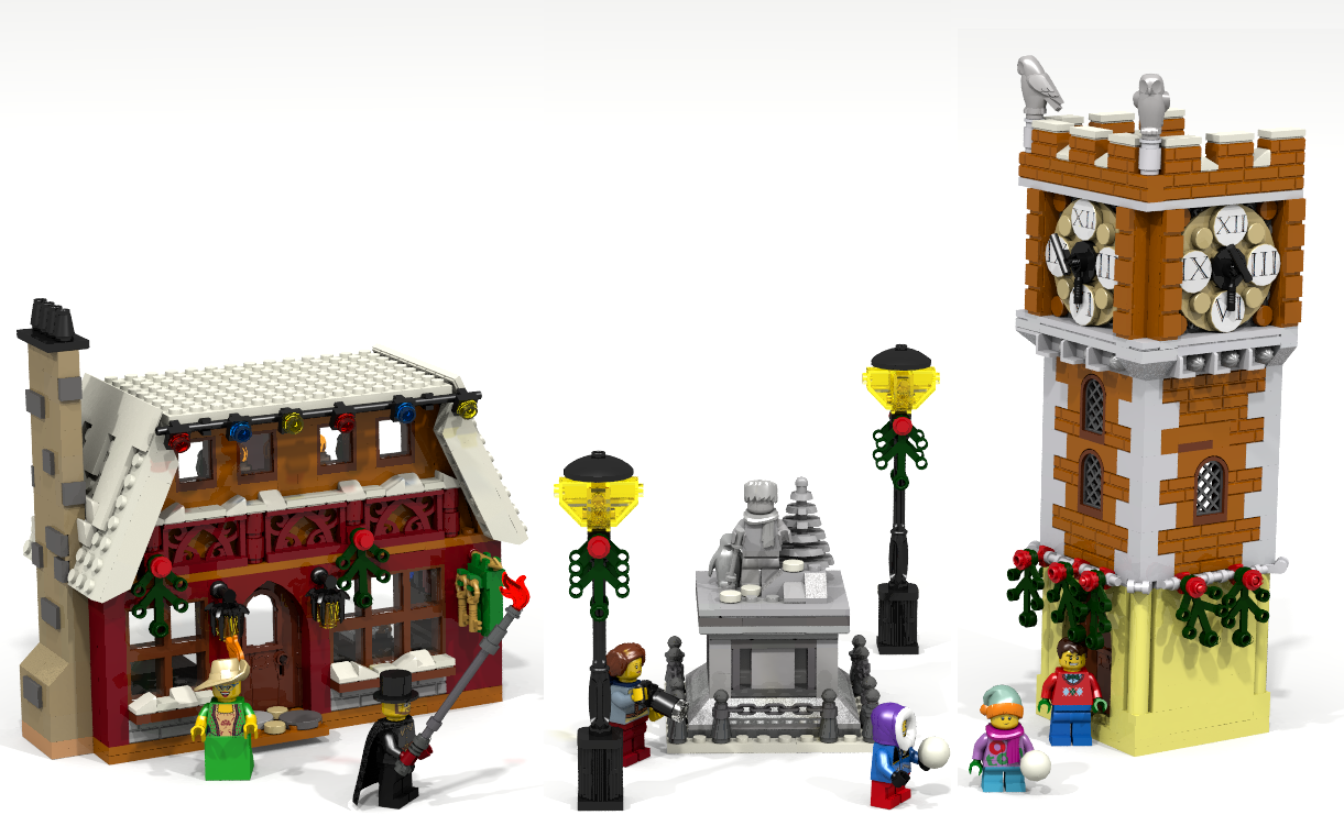 LEGO IDEAS Winter Village Square