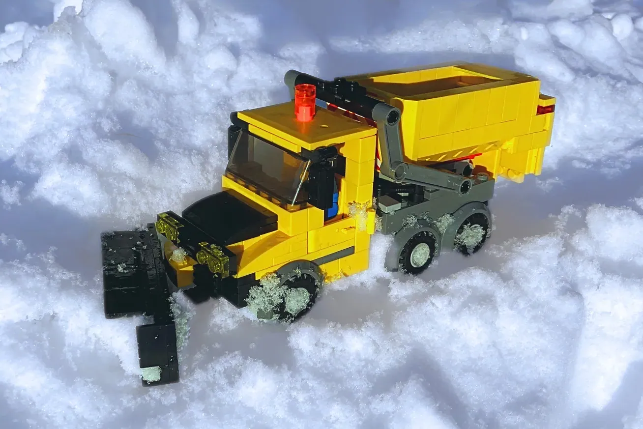 Lego city best sale snow plow