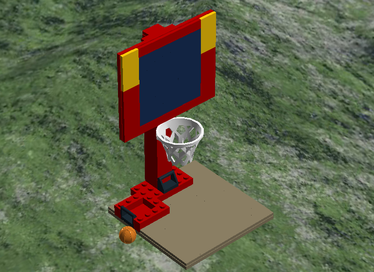 LEGO IDEAS Basketball Hoop With Holder