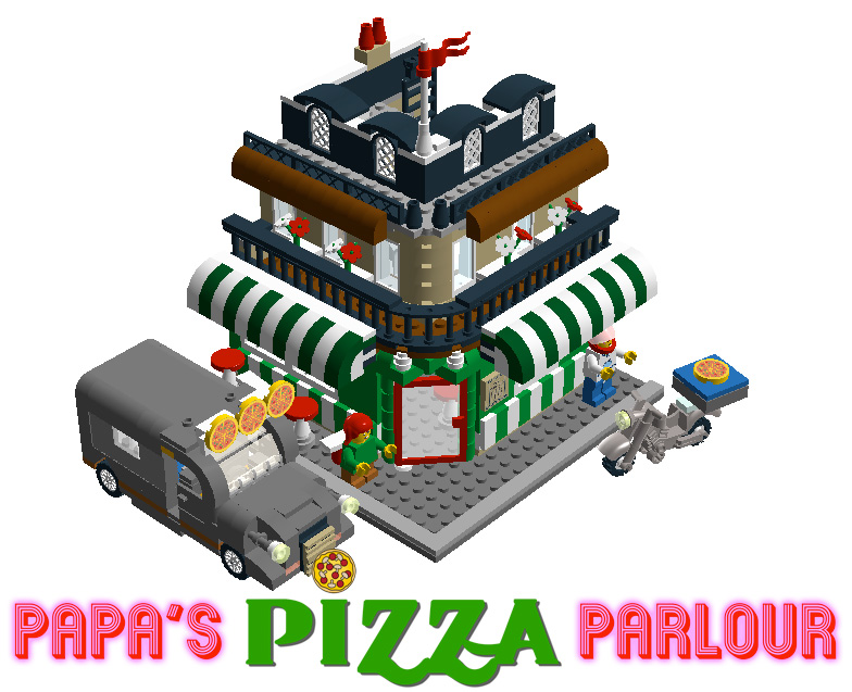 Lego discount pizza stand