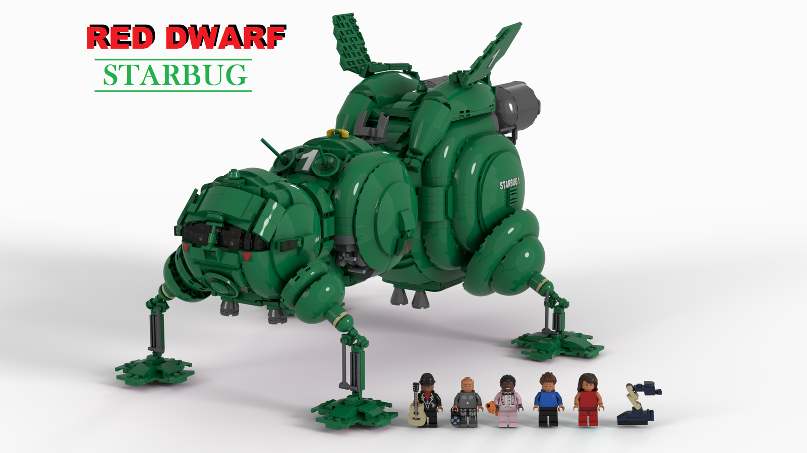 Red dwarf lego discount minifigures