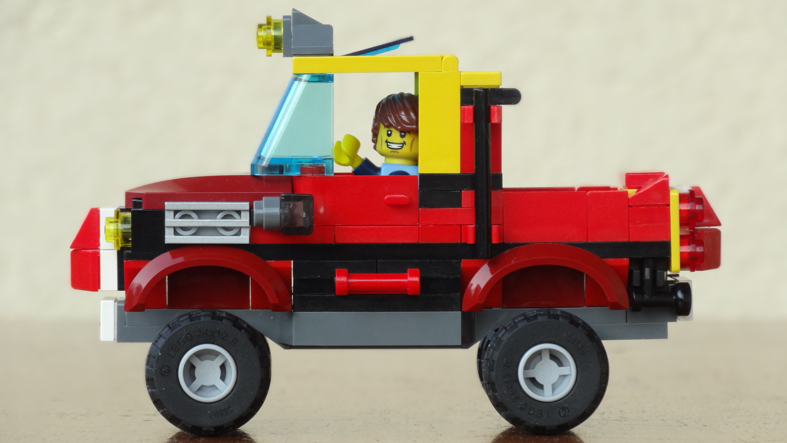 Lego city red online truck