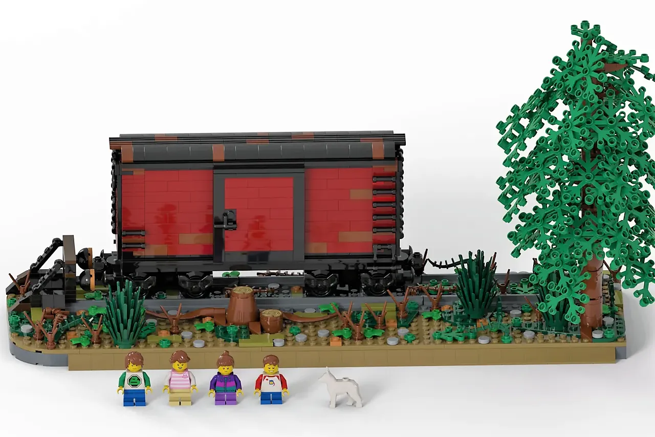 Lego train deals boxcar