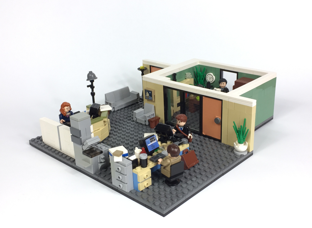 Dunder Mifflin Scranton Branch The Office Construction Building Set