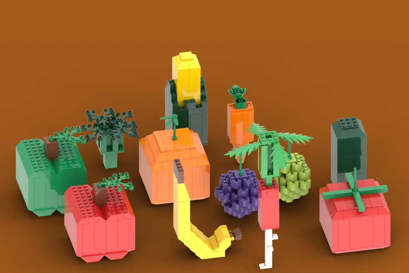 Fruit lego on sale