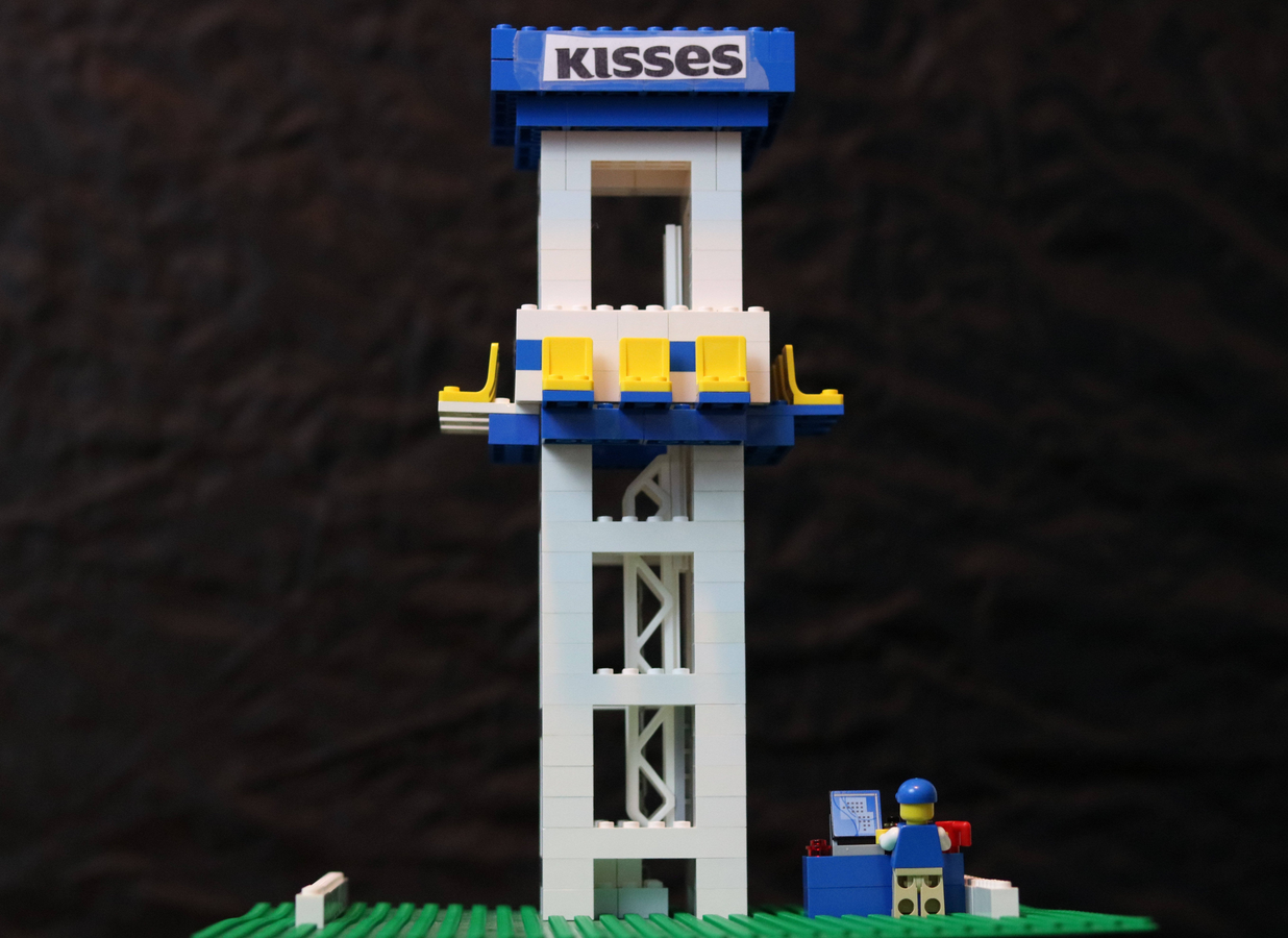 Lego store drop tower