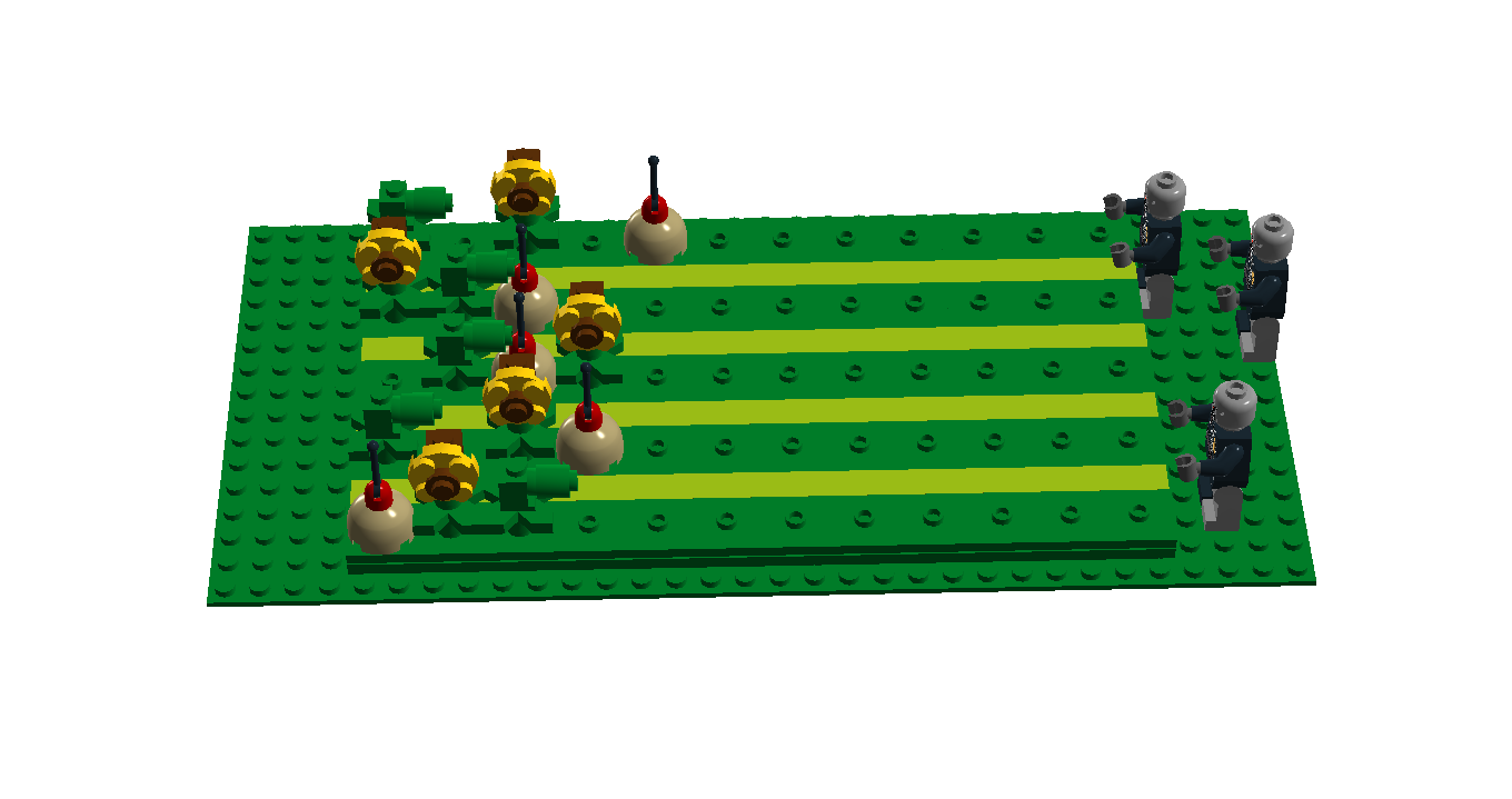 LEGO IDEAS - Plants vs. Zombies - Front Lawn