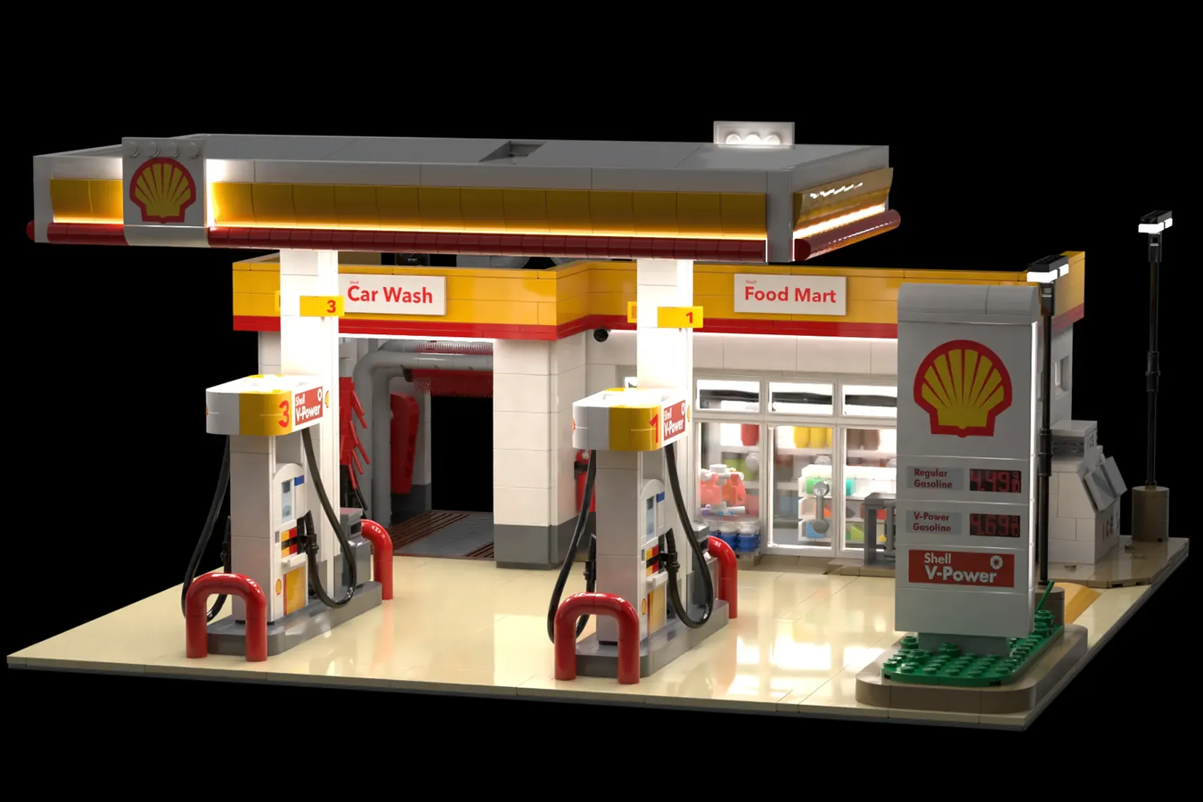 Lego gas online station