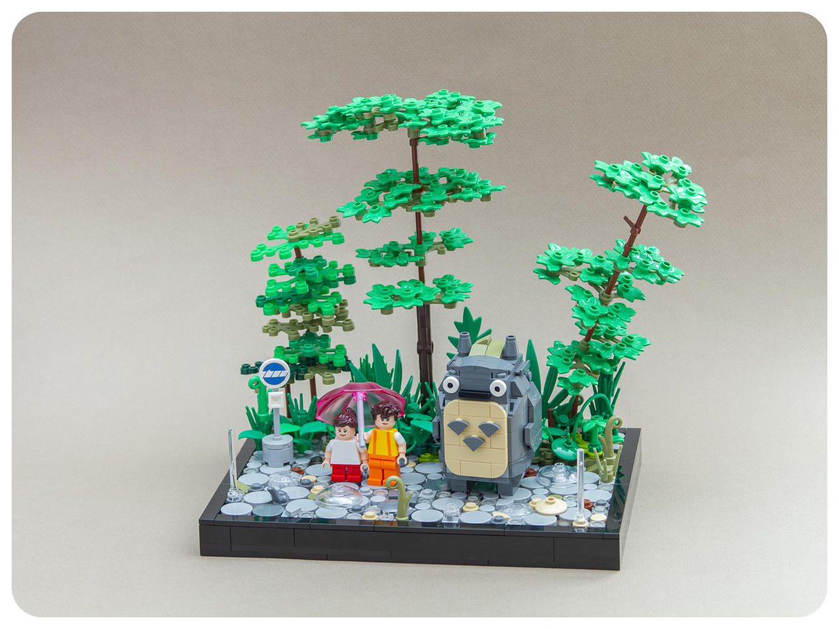 Lego models of Ghibli characters pay tribute to Hayao Miyazaki