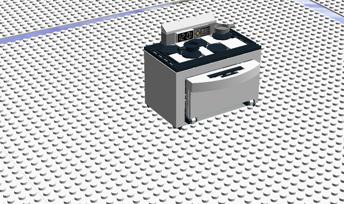 LEGO IDEAS white conventional oven