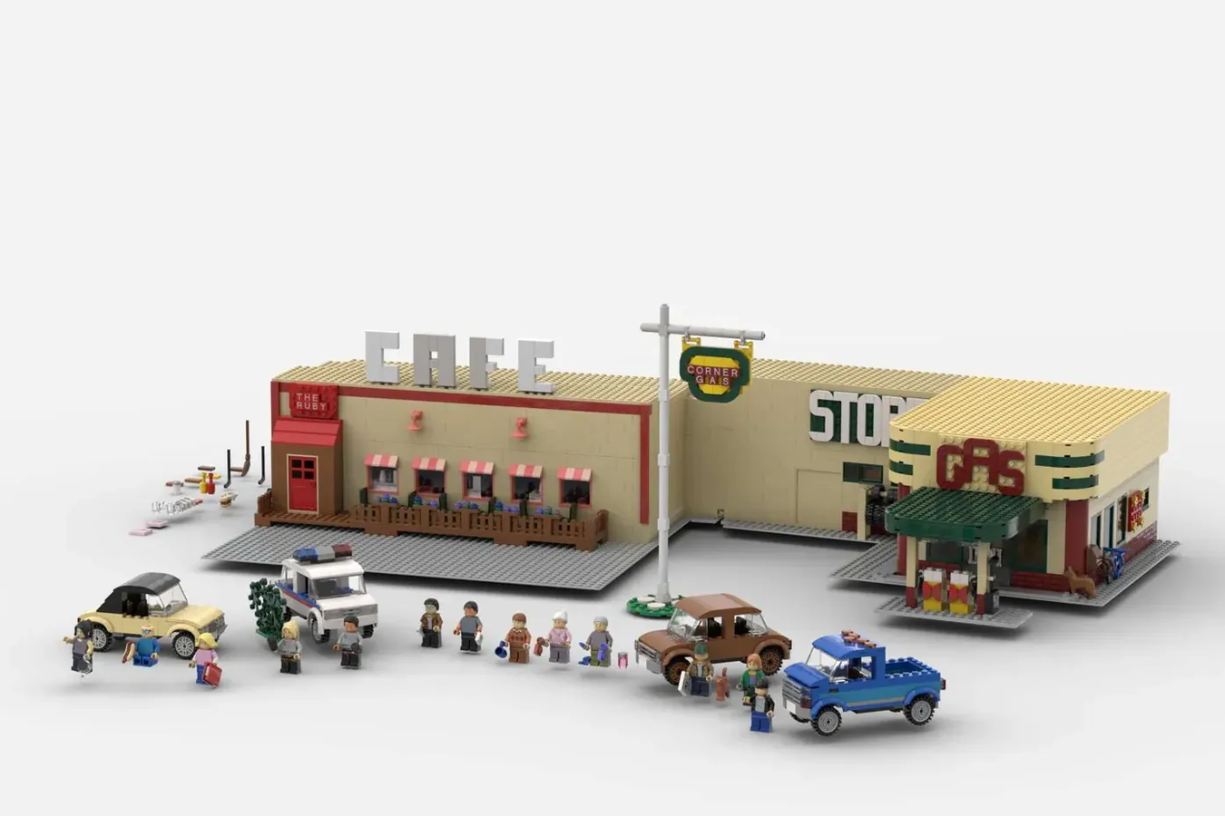 LEGO IDEAS - Corner Gas and the Ruby Cafe