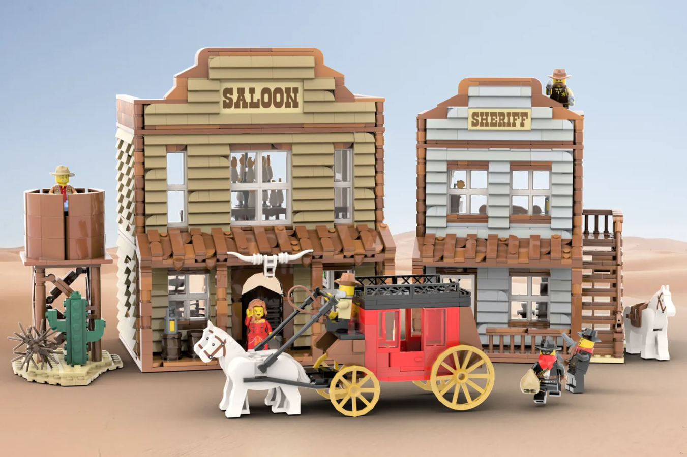 Lego store custom cowboy