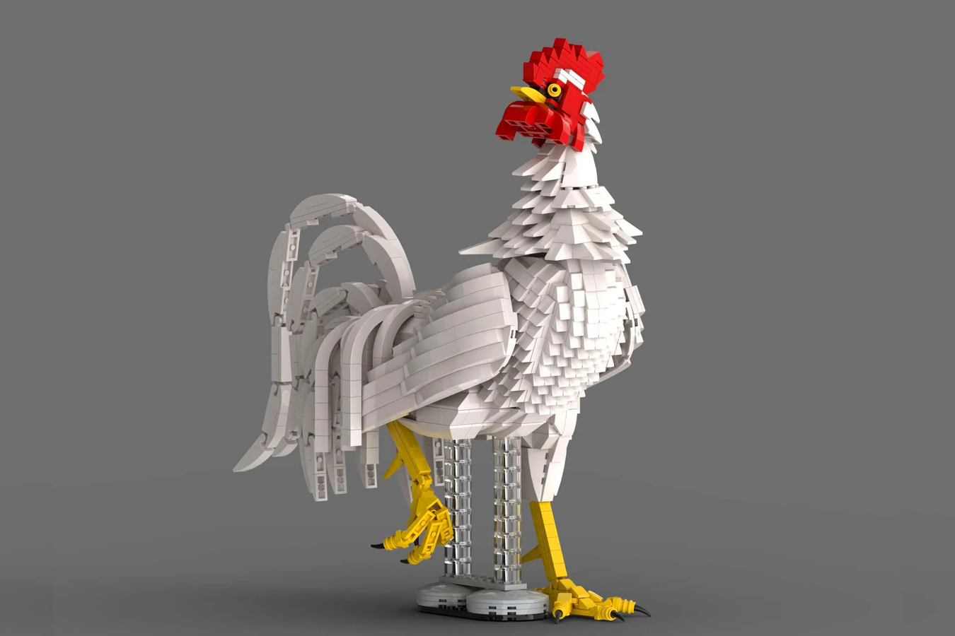 IDEAS - Long-Tailed Fowl(Rooster)