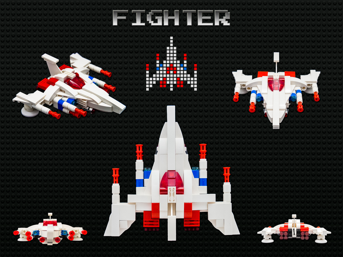 galaga ship sprite