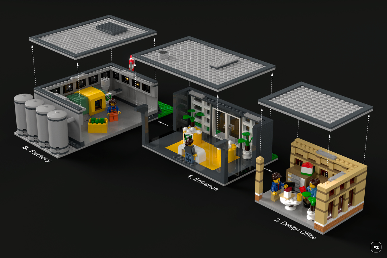 Lego hot sale factory moc