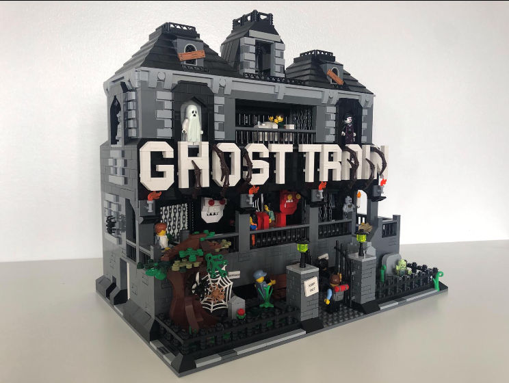 lego halloween train