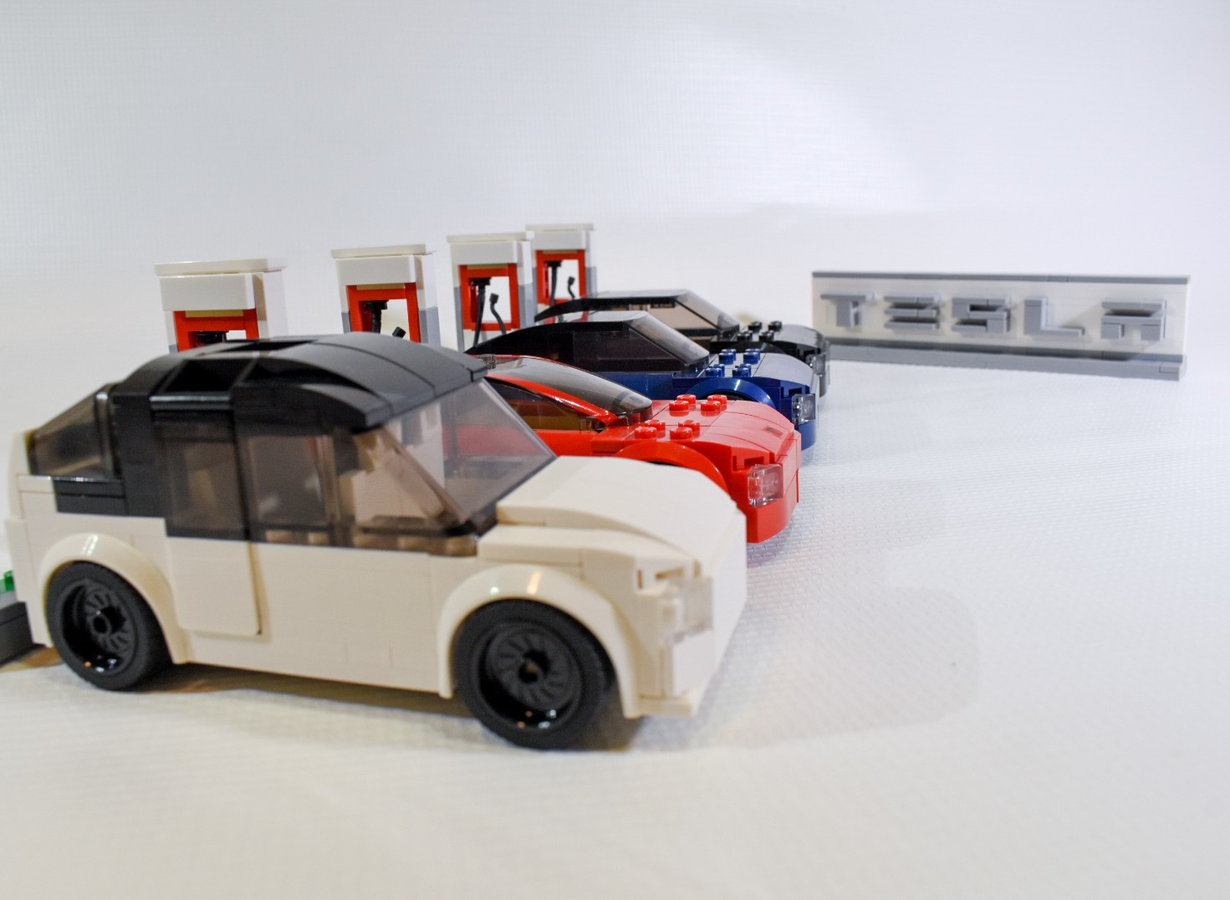 Lego tesla model discount x