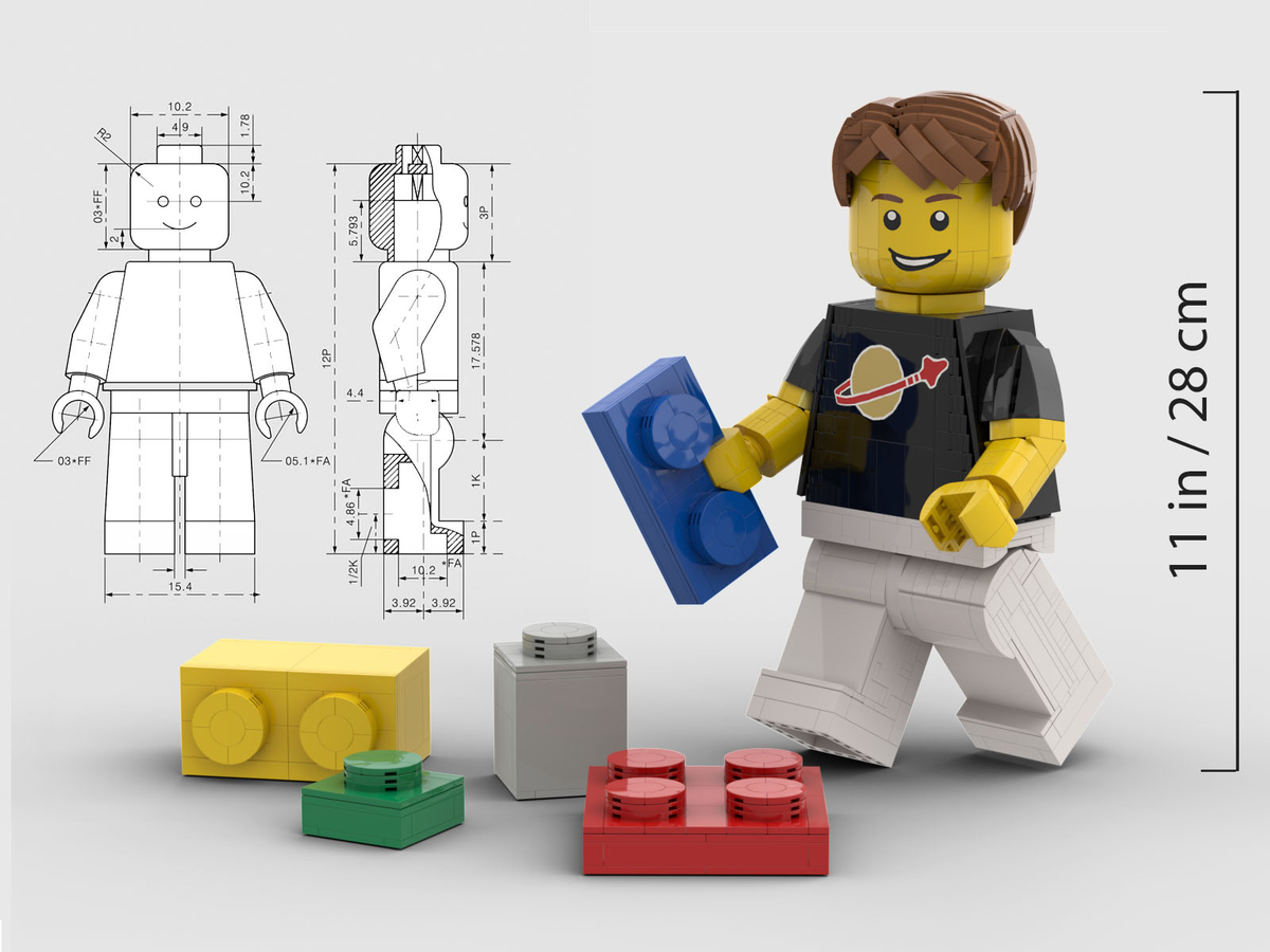 Large outlet lego person