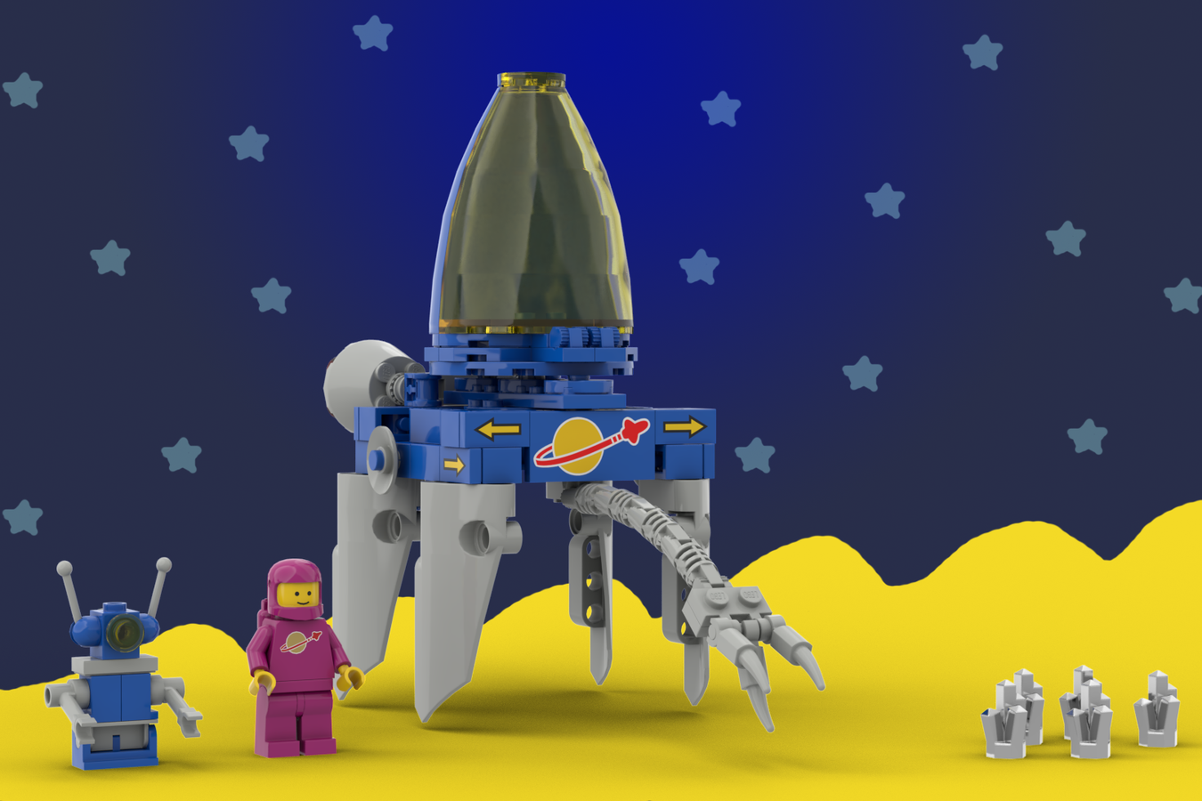 Lego classic space online robot