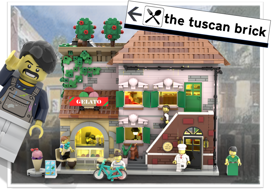 Lego friends italian online restaurant