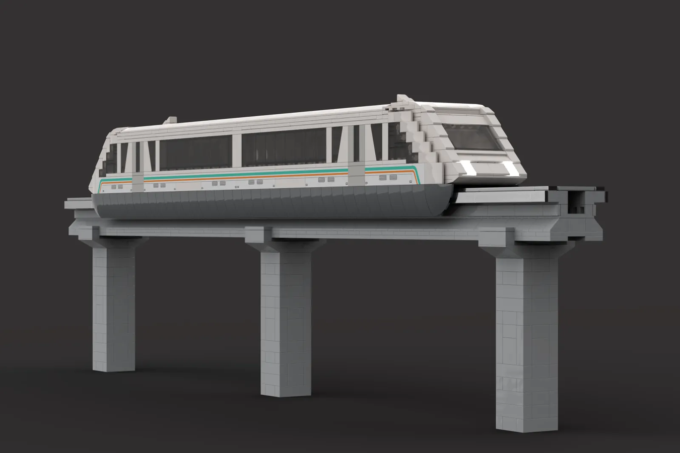 LEGO IDEAS - ViaMobilidade 8900 Train (Metro of São Paulo)