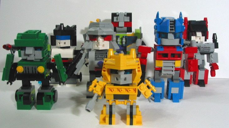 transformers en lego