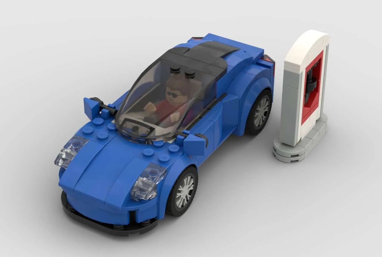 Tesla car online lego