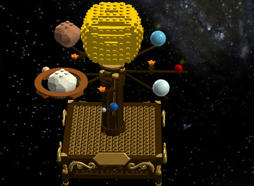 LEGO IDEAS Antique Solar System Model