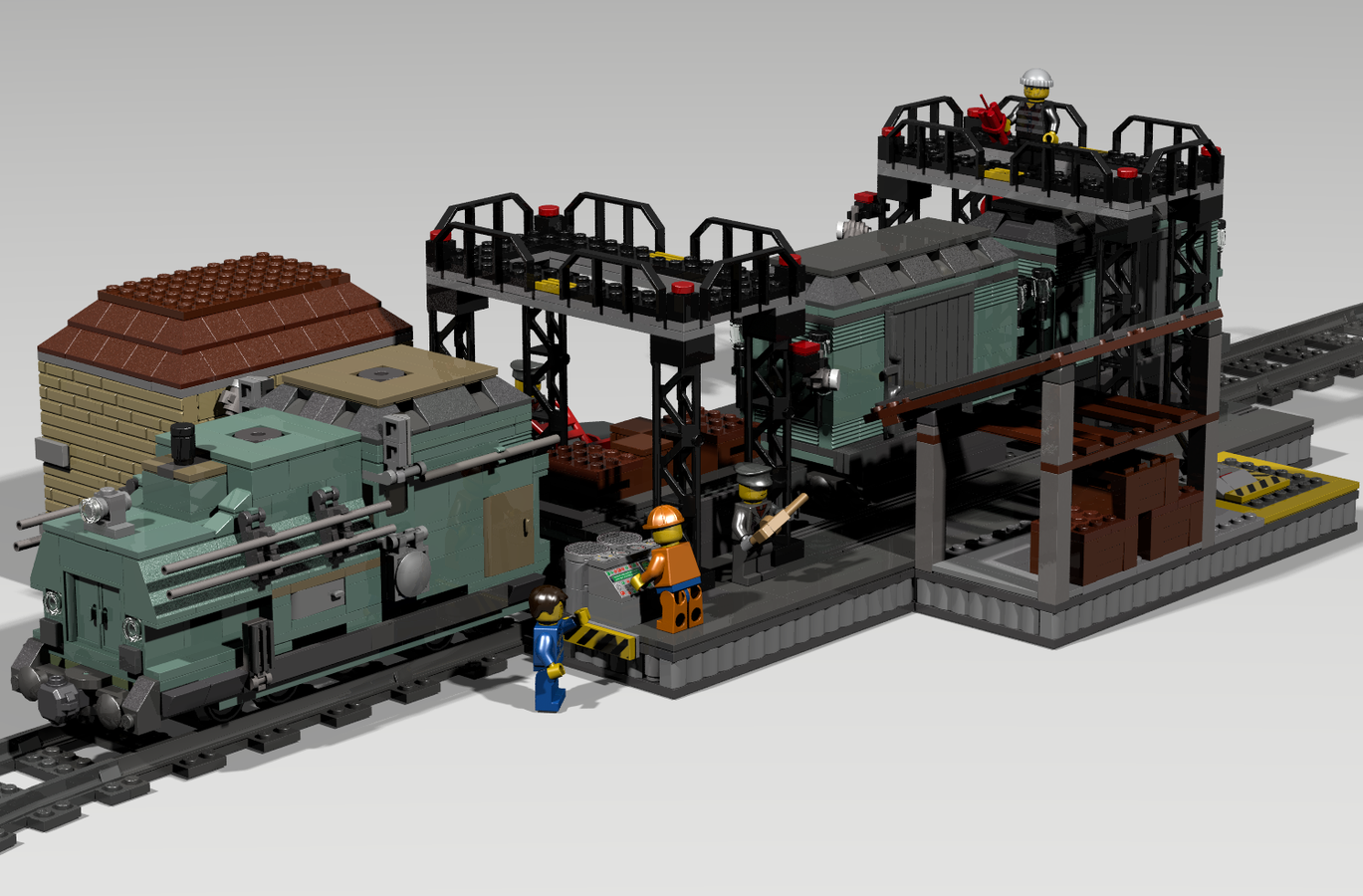 Lego cheap ww2 train