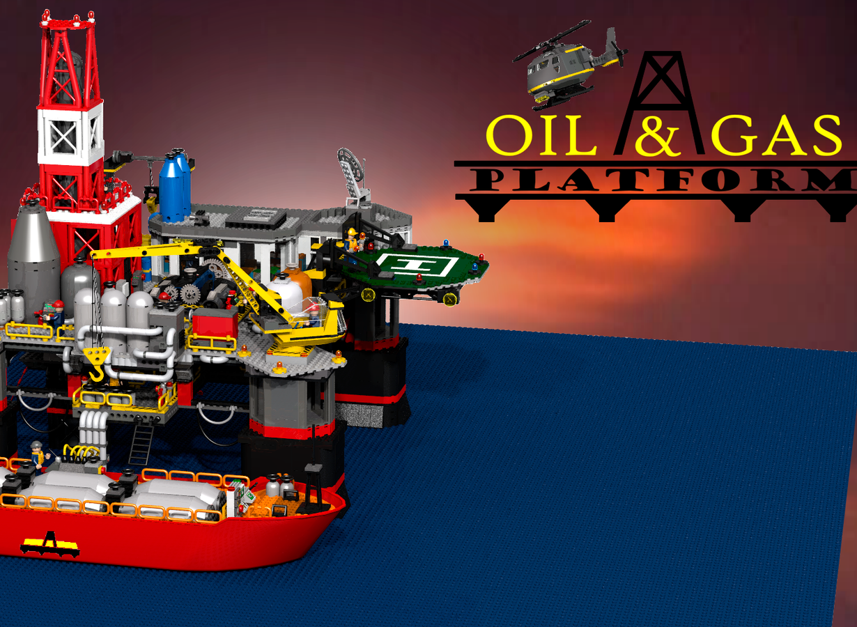 Lego oil sales rig set