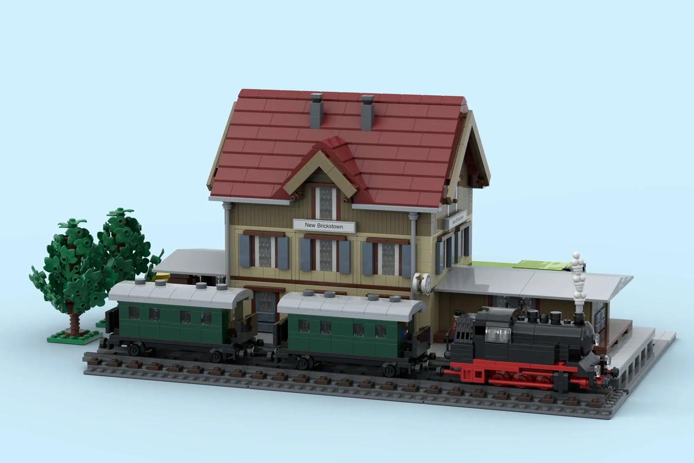 How to Build a LEGO City Train Emergency Station for your LEGO City Trains  - GJBricks LEGO Blog