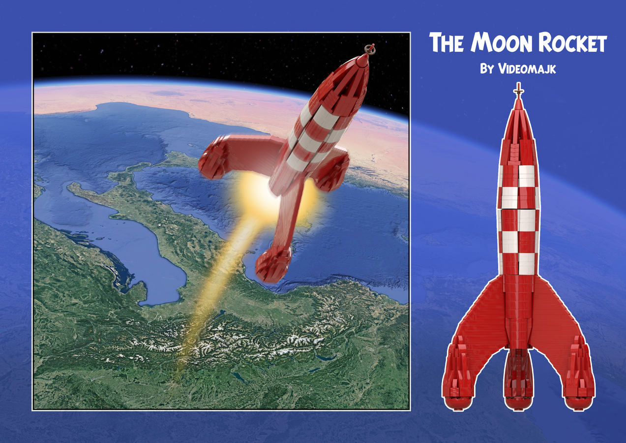 TinTin Rocket - BrickNerd - All things LEGO and the LEGO fan community