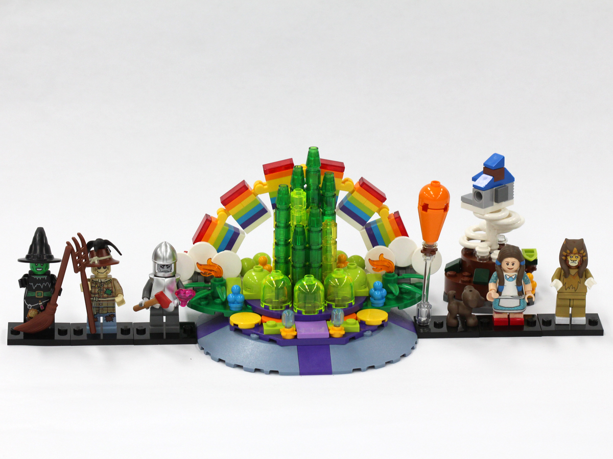 The wizard of oz lego sale set