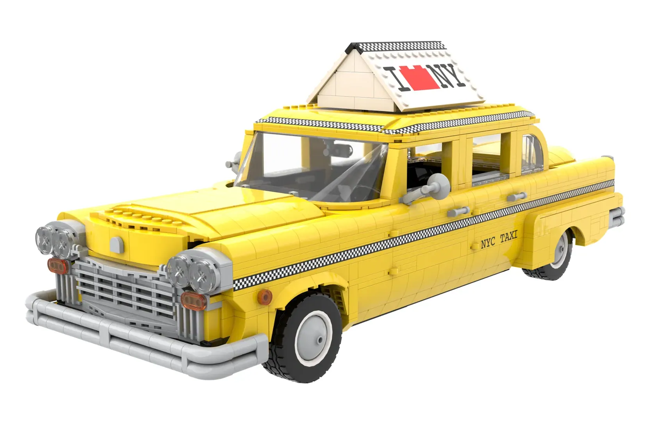 LEGO IDEAS Old NYC Yellow Taxi