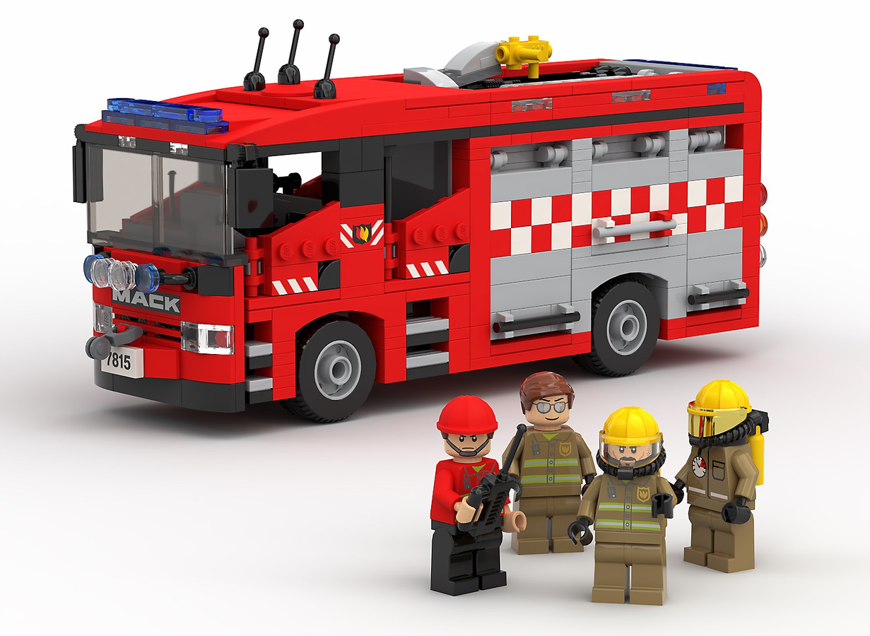 Lego store fire vehicles