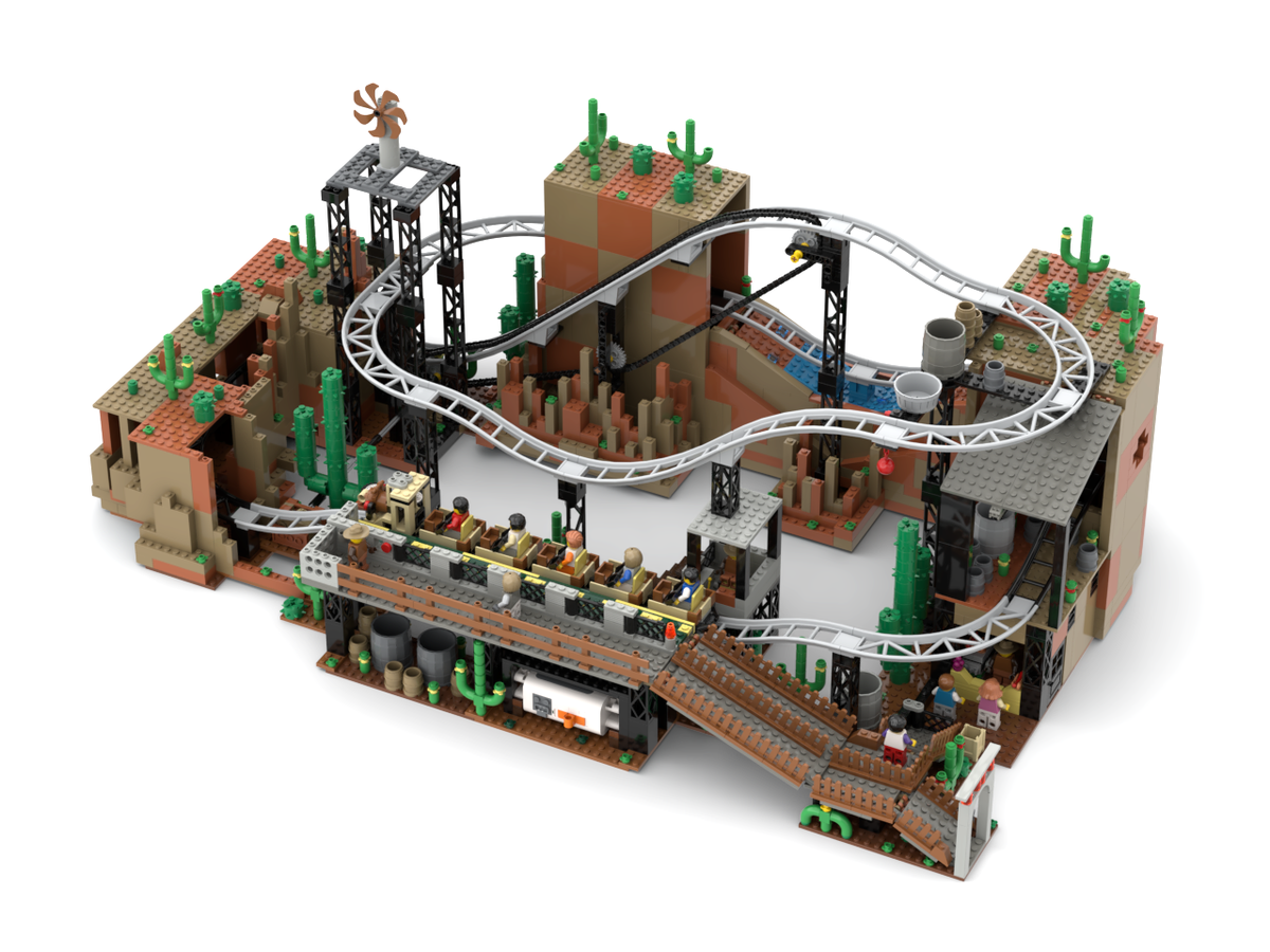 Lego roller 2024 coaster train