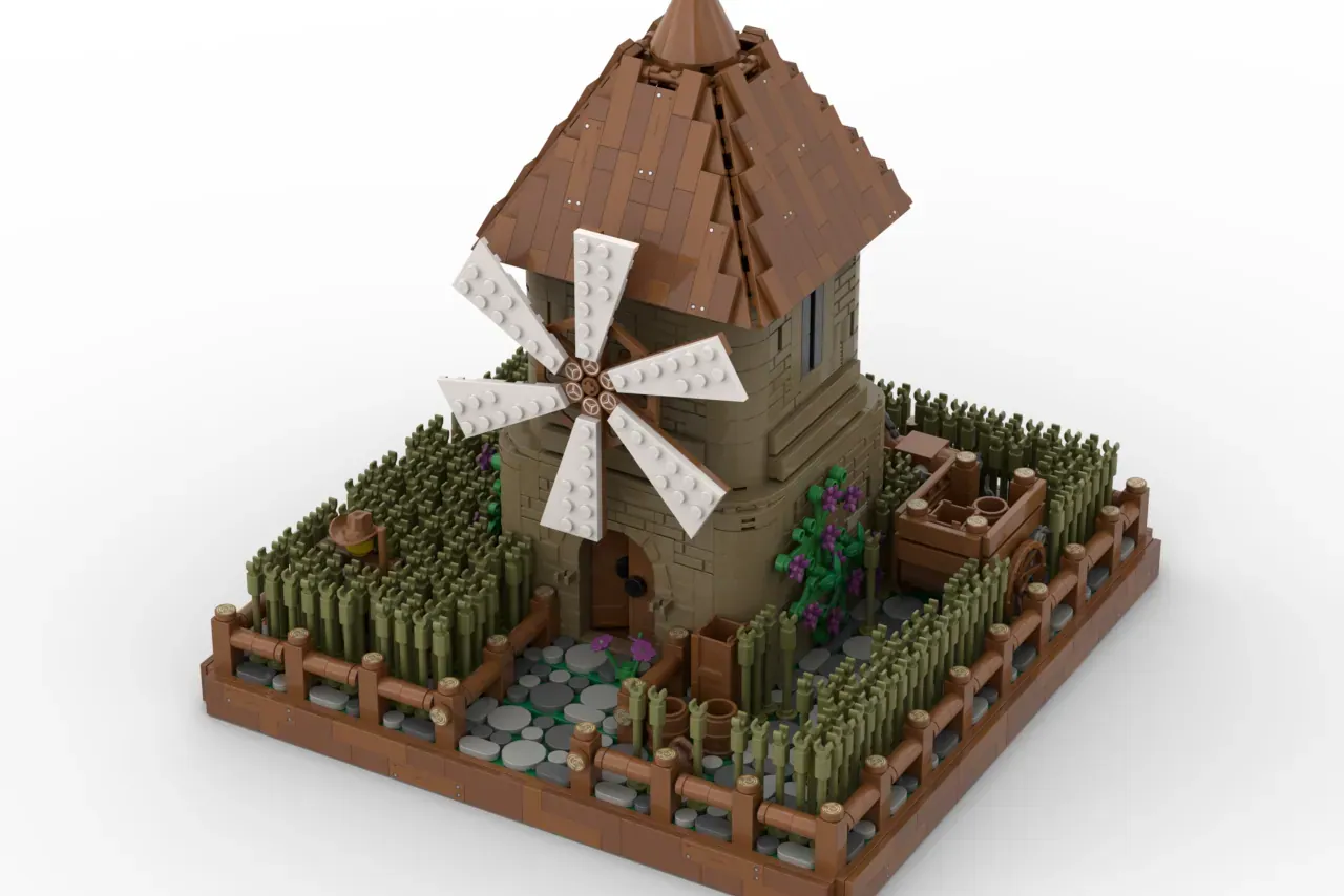 LEGO IDEAS Windmill And Wheat Field