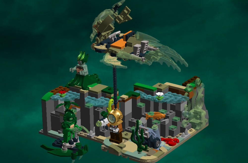 LEGO IDEAS Monster Fighters The Creatures Lagoon