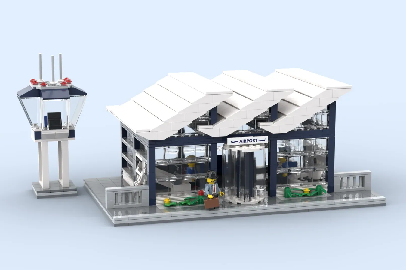 Lego best sale airport terminal