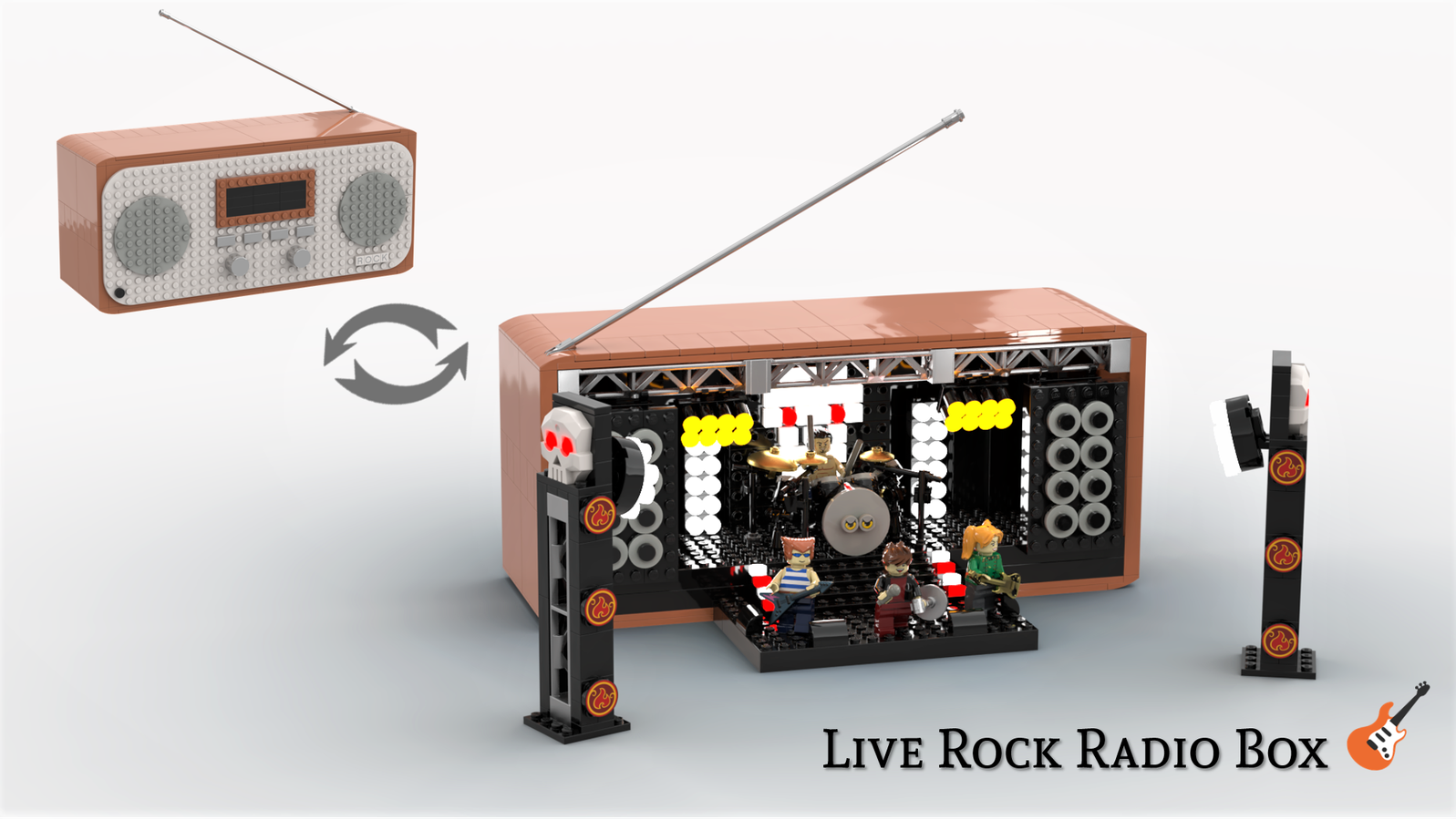 LEGO IDEAS Live Rock Radio Box