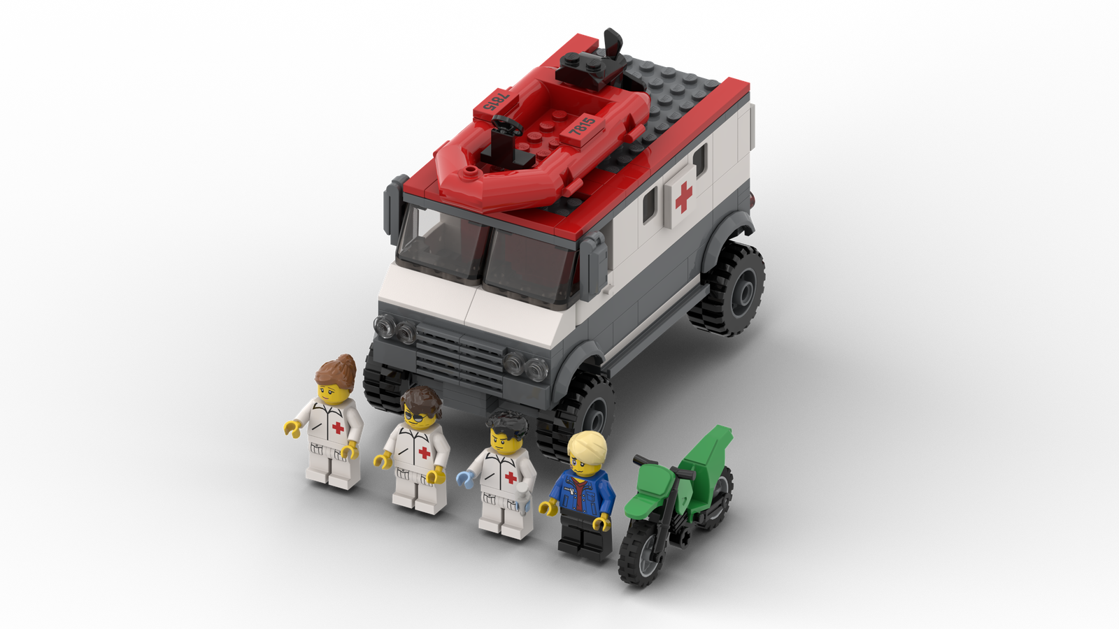 How to make hot sale a lego ambulance