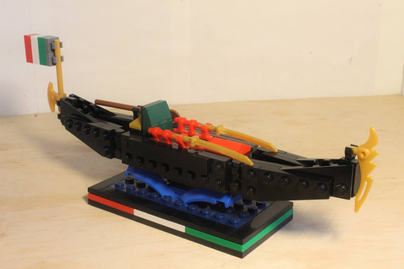 Lego store gondola boat