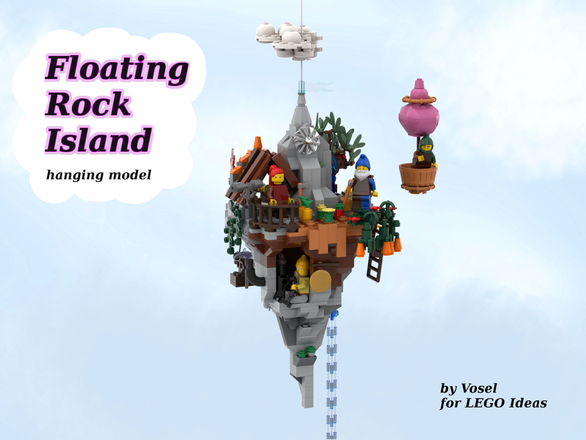 Lego discount floating island