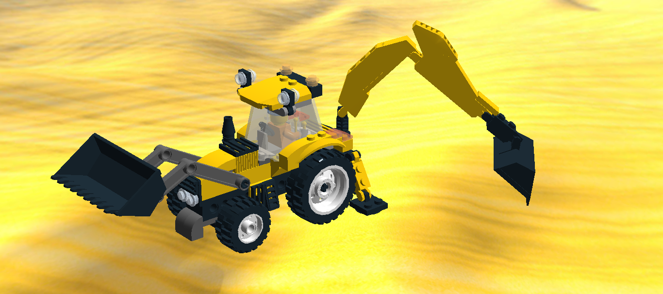 Lego cheap jcb excavator