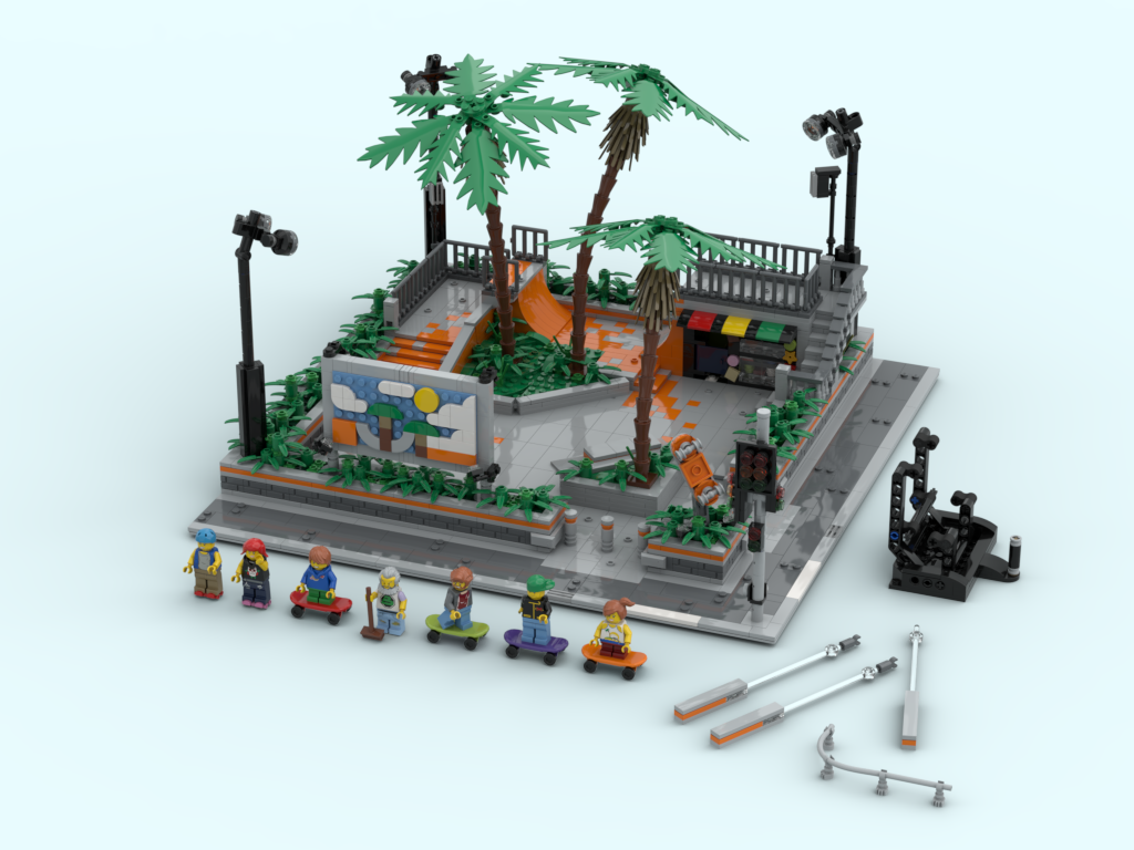 LEGO IDEAS Palm Hill Skate Park