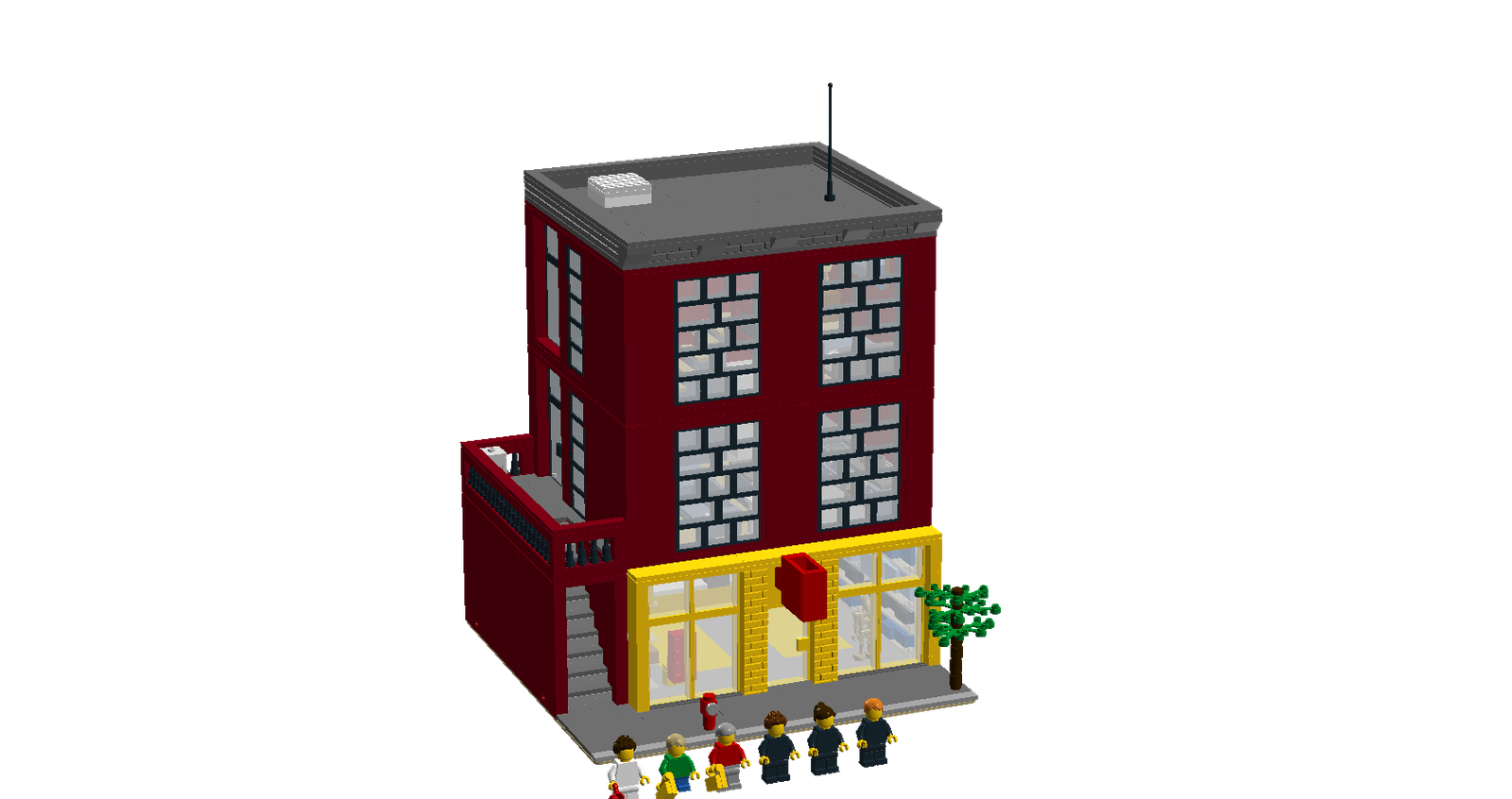 LEGO IDEAS Lego Store and Apartment