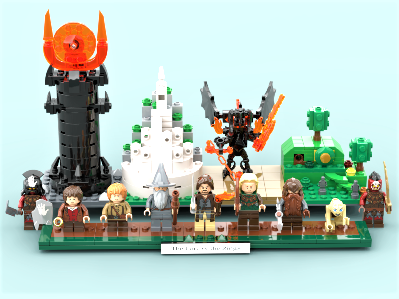 Minas Tirith  Micro lego, Lego hobbit, Lego