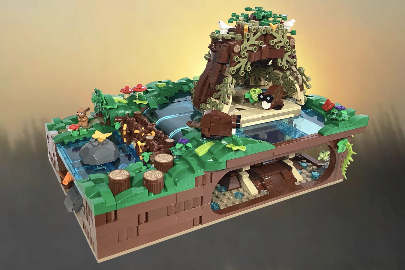 LEGO IDEAS Beaver Habitat
