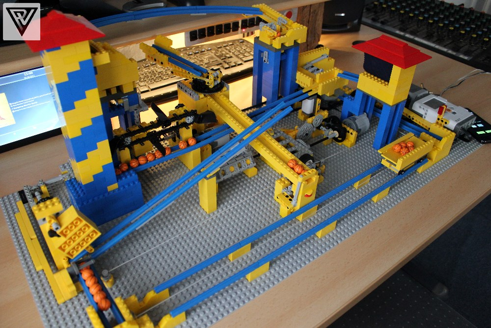 Simple lego store rube goldberg machine