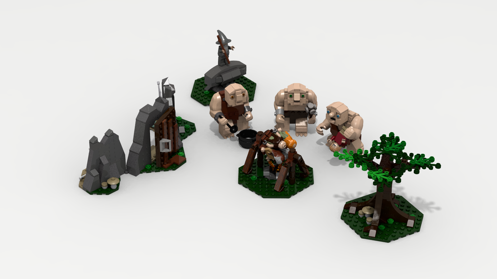 Lego lotr troll sale